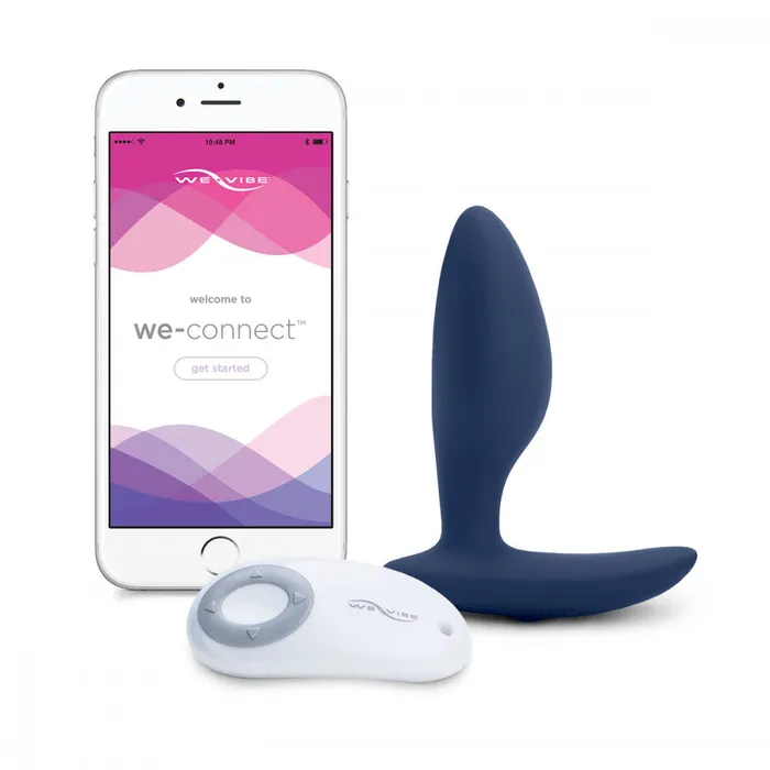 Anal Butt Plug WeVibe Ditto Anal Plug Rechargeable with Remote Blue We Vibe