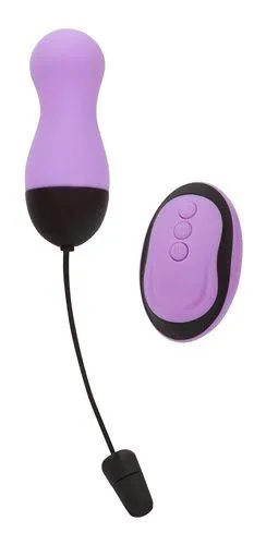 BMS Female Sex Toys Simple True Remote Control Vibrating Egg Purple