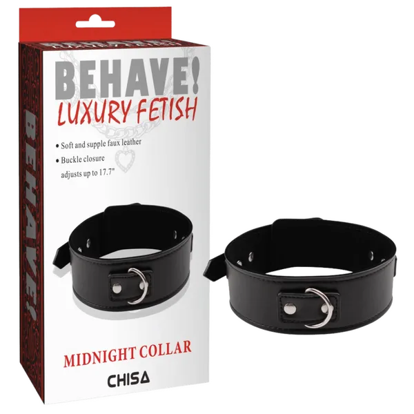 Chisa Anal Midnight Collar Black