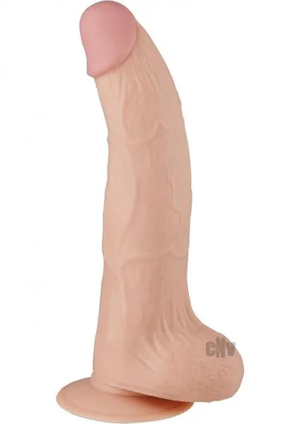 Dildos Nasstoys Maxx Men Curved Dong 9 Inches Flesh