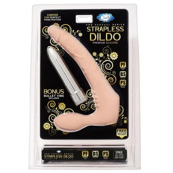 Female Sex Toys Cloud 9 Cloud 9 Strapless Strap On Dildo Beige Female Sex Toys Cloud 9 Cloud 9 Strapless Strap On Dildo Beige