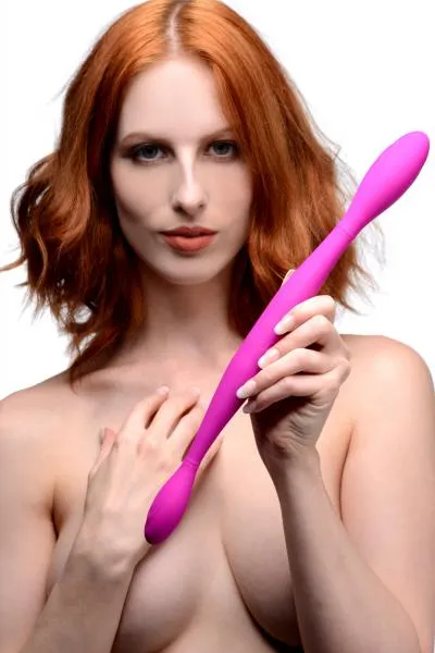 Female Sex Toys Inmi Double Thump 7 X Rechargeable Silicone Double Dildo Female Sex Toys Inmi Double Thump 7 X Rechargeable Silicone Double Dildo