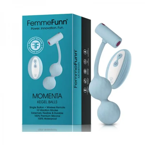 Femmefunn Momenta Kegel Balls Light Blue FemmeFunn Female Sex Toys