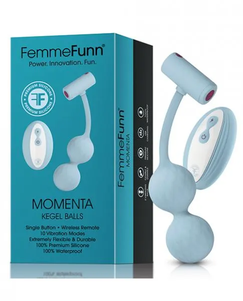 Femmefunn Momenta Kegel Balls Light Blue FemmeFunn Female Sex Toys