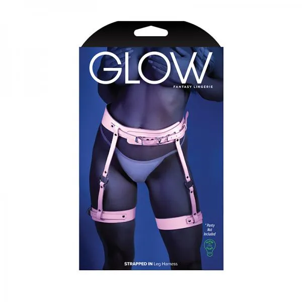 Glo Female Sex Toys Glow Strapped In Leg Harness Os