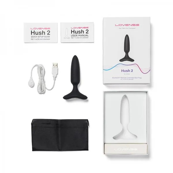 Lovense Female Sex Toys Lovense Hush 2 App Compatible Butt Plug 1 In