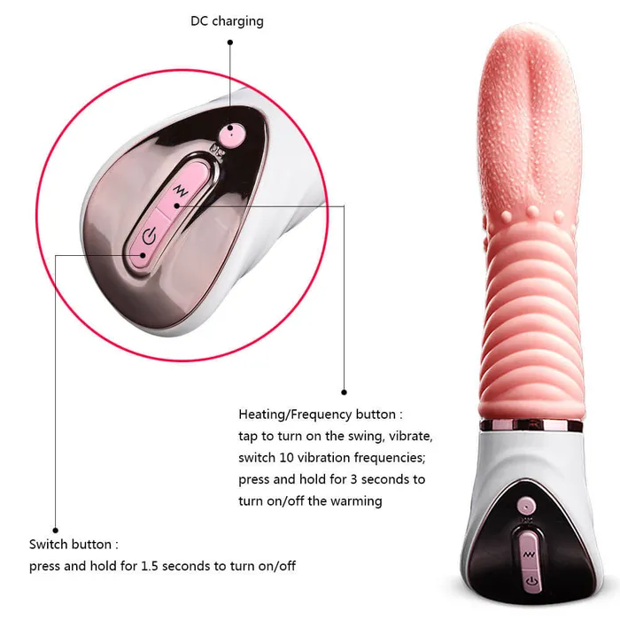 Magic Tongue Electric Cunnilingus OOTYEMO Vibrators