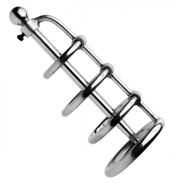 Male Sex Toys Master Series Gates Of Hell Stainless Steel Cum Through Sound Cage Male Sex Toys Master Series Gates Of Hell Stainless Steel Cum Through Sound Cage