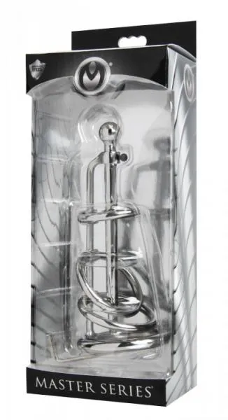 Male Sex Toys Master Series Gates Of Hell Stainless Steel Cum Through Sound Cage Male Sex Toys Master Series Gates Of Hell Stainless Steel Cum Through Sound Cage