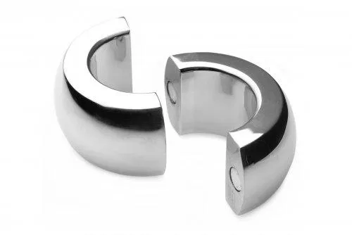 Master Series Male Sex Toys Magnet Master Stainless Steel Ball Stretcher