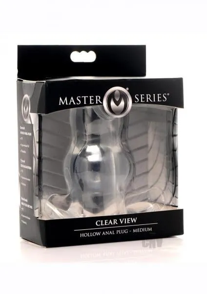 Ms Clear View Hollow Anal Plug Md Seductucom Male Sex Toys
