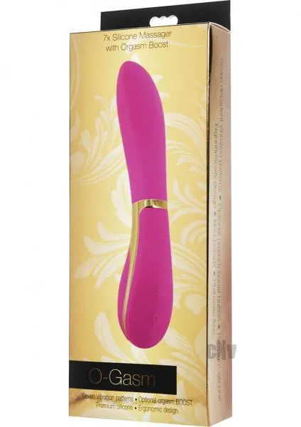 O Gasm 7 Mode Silicone Massager Orgasm Boost Pink Inmi Vibrators