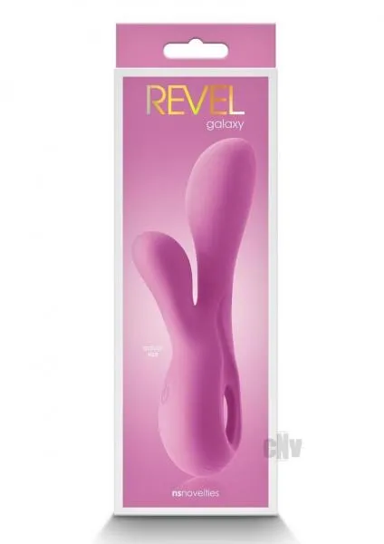 Pink Vibrators Revel Galaxy Dual Stimulator Pink