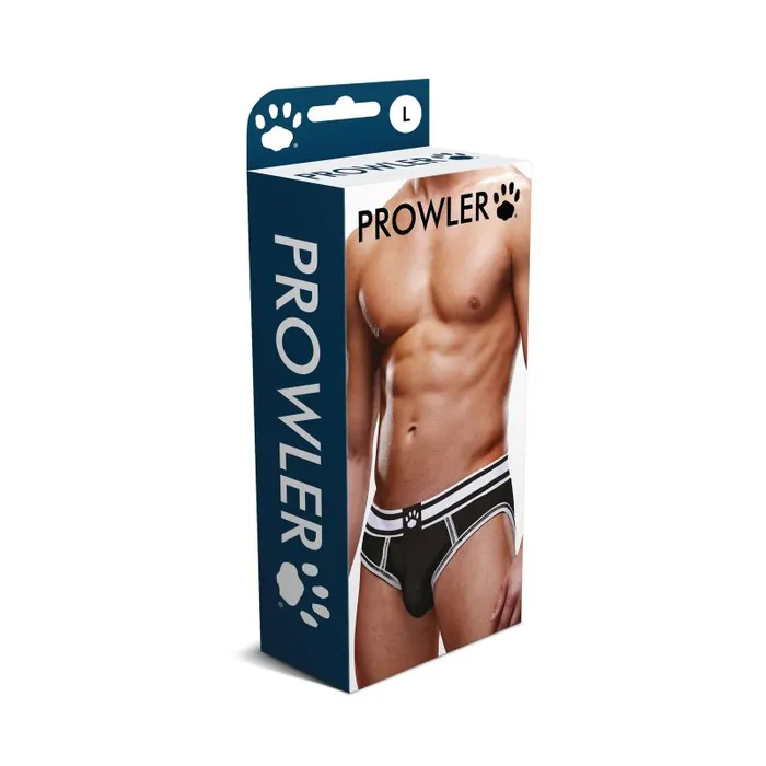 Prowler Open Back Brief BlackWhite Prowler Anal