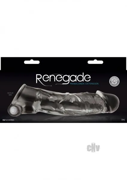 Renegade Manaconda Clear Extension Renegade Male Sex Toys