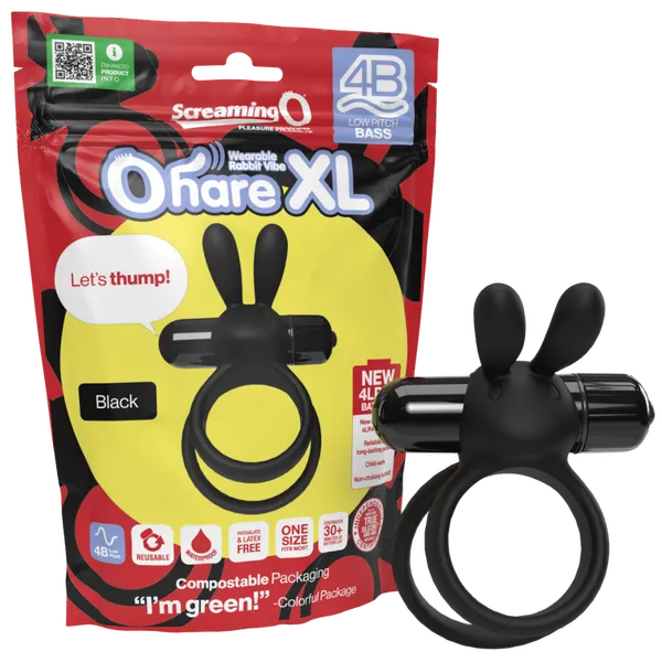 Screaming O Anal Ohare XL 4B Low Pitch Bass Black