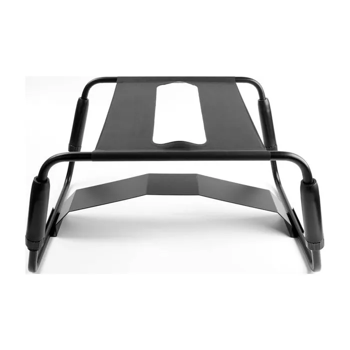 Sex Chair Adjustable Height with Arch Bridge Dildo Attachment Black Daytona Female Sex Toys