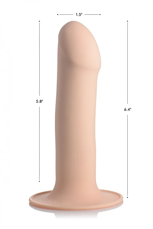 Squeezable Phallic Dildo Beige Sd Dildos