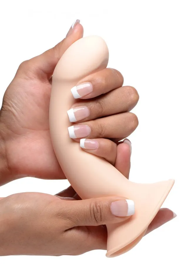 Squeezable Phallic Dildo Beige Sd Dildos