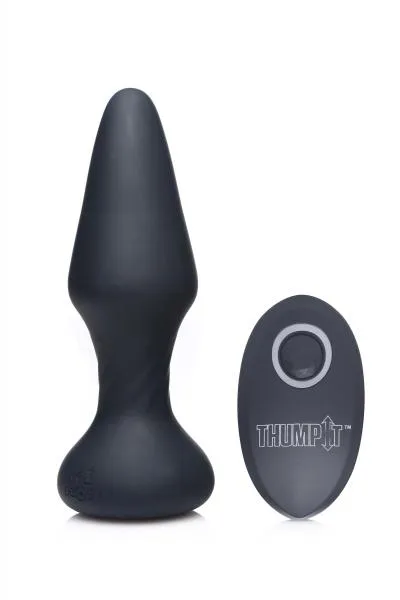 Thump It Male Sex Toys 7x Slim Thumping Silicone Anal Plug
