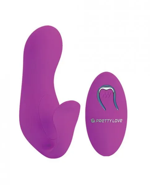 Vibrators Pretty Love Pretty Love Tyler Couples Stimulator With Remote 12 Function Fuchsia