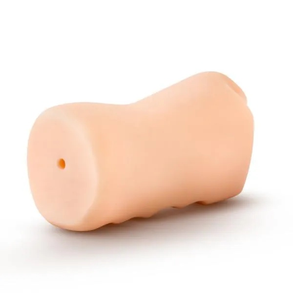 X5 Men Oral Anne Mouth Stroker Vanilla Beige Blush Male Sex Toys