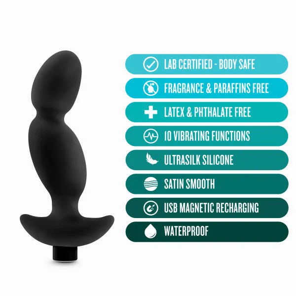 Male Sex Toys Blush Novelties ANAL ADVENTURES PLATINUM SILICONE VIBRATING PROSTATE MASSAGER 04