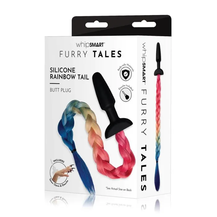 Anal Whipsmart Furry Tales Rainbow Tail Butt Plug