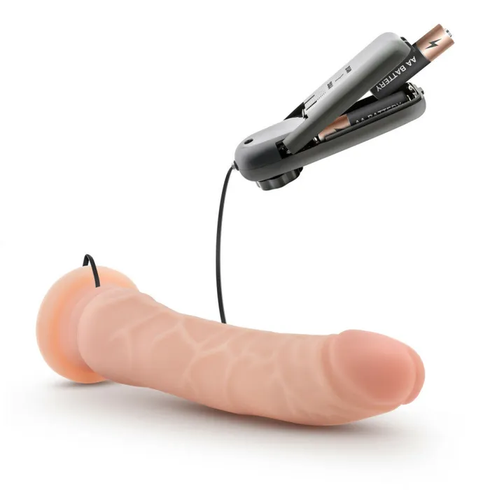 Blush DrSkin Vibrating Realistic Dildo 85 Female Sex Toys