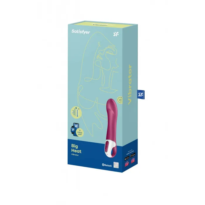 Female Sex Toys Satisfyer Satisfyer Big Heat Powerful Luxury Vibrator with Heating Effect