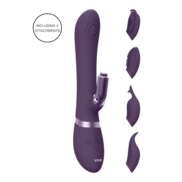 Female Sex Toys Vive Etsu Pulse Wave GSpot Rabbit with Interchangeable Clitoral Sleeves Shots Toys