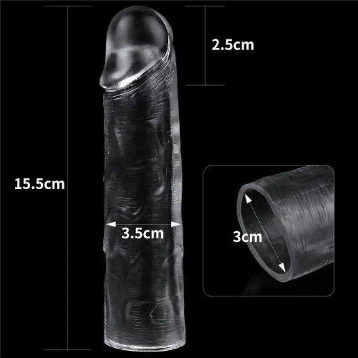 Male Sex Toys Love Toy Transparent Penis Extender Flawless 1