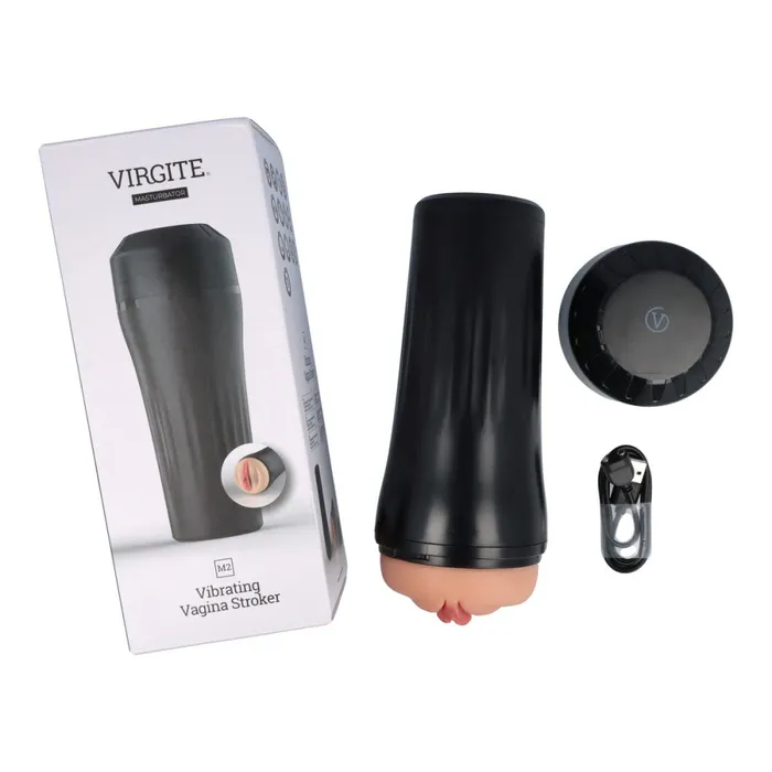 Male Sex Toys Virgite Virgite M2 Rechargeable Vaginal Vibrating Masturbator