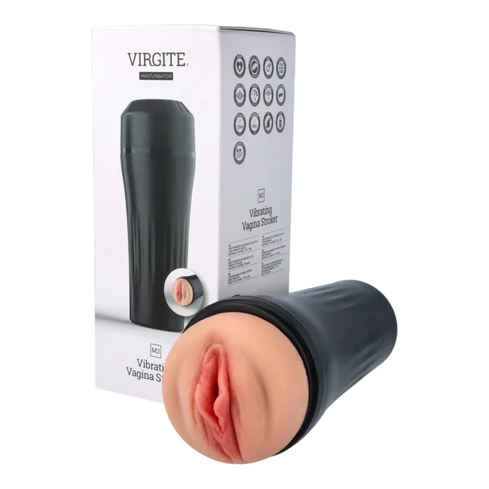 Male Sex Toys Virgite Virgite M2 Rechargeable Vaginal Vibrating Masturbator