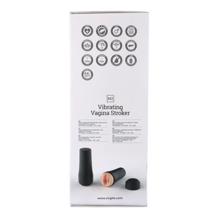 Male Sex Toys Virgite Virgite M2 Rechargeable Vaginal Vibrating Masturbator