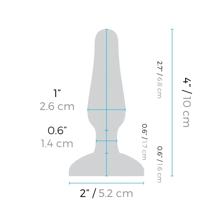 NOVICE PLUG BLACK bVibe Anal