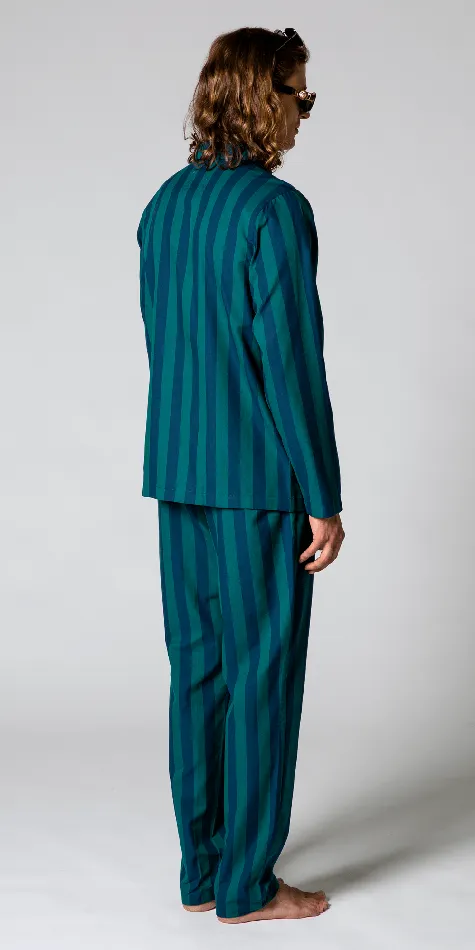 Nufferton Uno Stripe Blue Green PJ Bluse Hose Le Pop Lingerie Vibrators