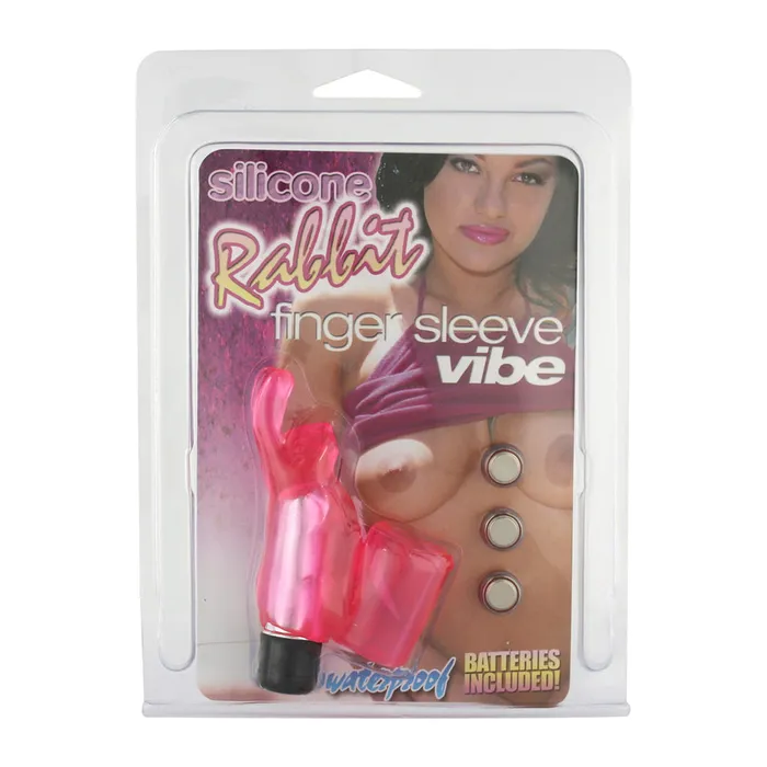 Seven Creations Vibrators Silicone Rabbit Finger Sleeve Vibe