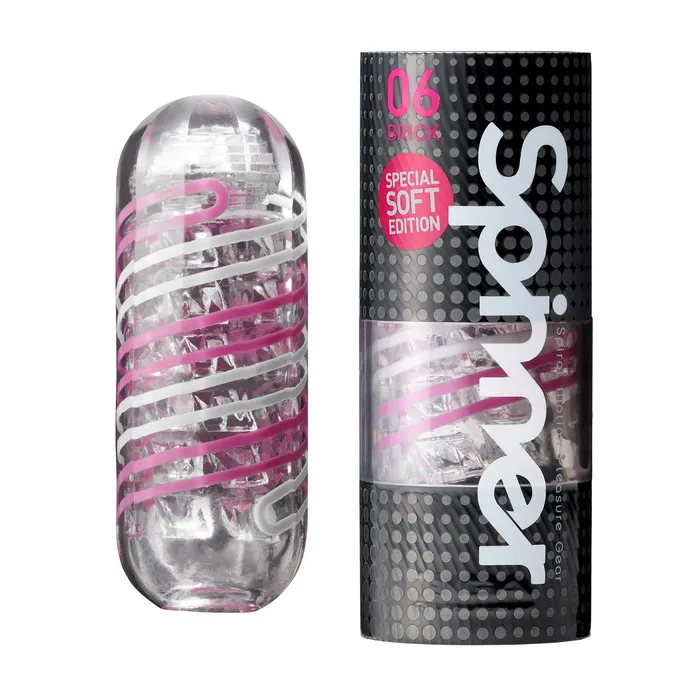 Tenga Male Sex Toys Spinner 06 Brick Special Soft Edition