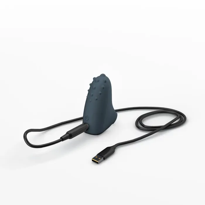 Vibrators MAGIC FINGER RECHARGEABLE GREY Dorcel