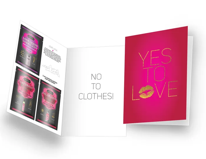 Vibrators Naughty Notes Yes To LoveNo To Clothes Kama Sutra