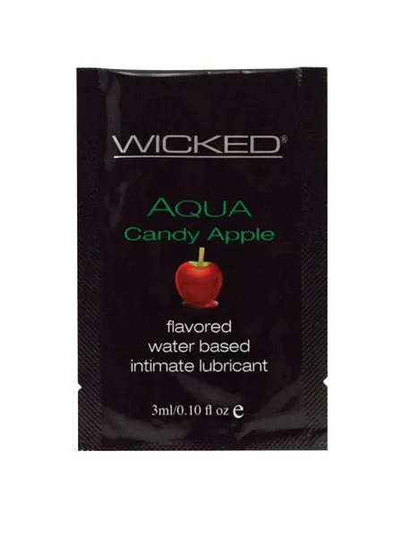 Wicked Aqua Candy Apple Sachet Wicked Dildos