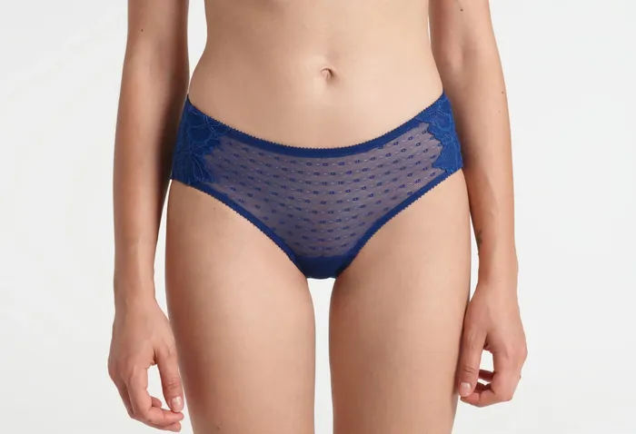 Yasmine Eslami Morgane Shorty Royal Blue SM Le Pop Lingerie Vibrators