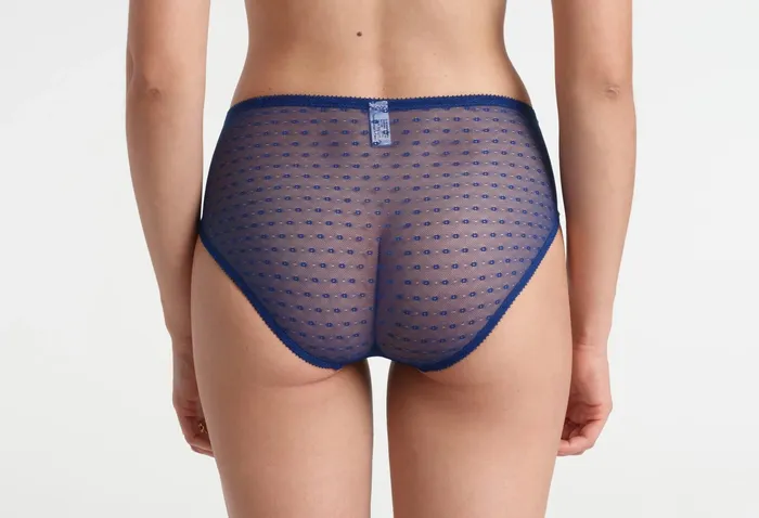 Yasmine Eslami Morgane Shorty Royal Blue SM Le Pop Lingerie Vibrators