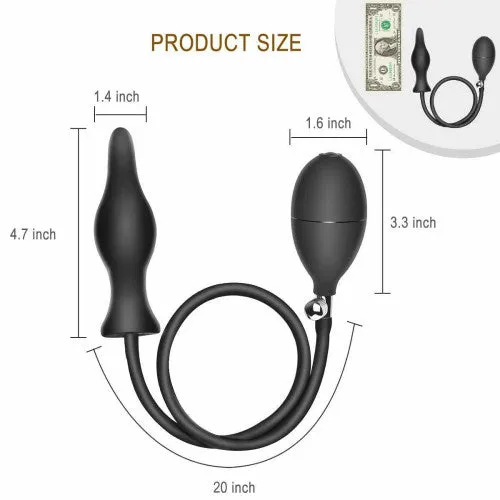Anal CyprusLoveShop Anal Expander Manual Inflatable Butt Plug 11 cm