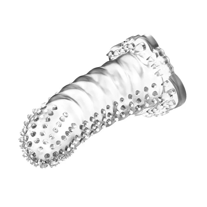BAILE Brave Man Spiked Penis Sleeve Extender BAILE Male Sex Toys