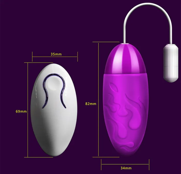 COB Female Sex Toys COB Fiery Remote Control Wearable Bullet Vibrator