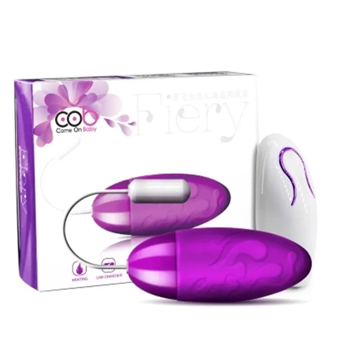 COB Female Sex Toys COB Fiery Remote Control Wearable Bullet Vibrator