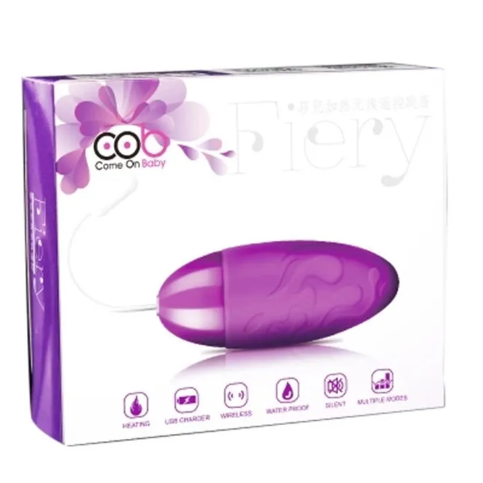 COB Female Sex Toys COB Fiery Remote Control Wearable Bullet Vibrator