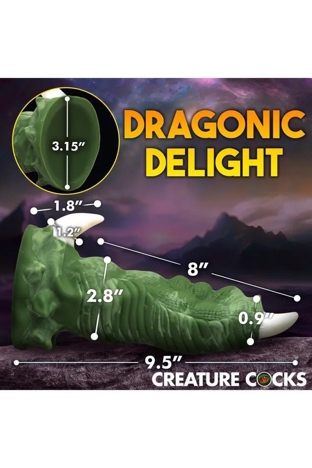 Dildos Sex On the Go Large Dragon Claw Silicone Dildo